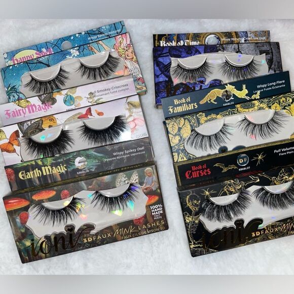 Assorted Lot Of New Ioni 3D Faux Mink Lashes Wispy Dramatic Lot Of 10 - Picture 3 of 9